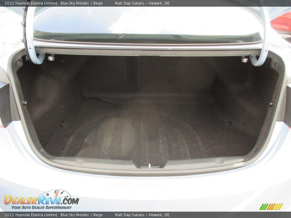 2012 Hyundai Elantra Limited Blue Sky Metallic / Beige Photo #20