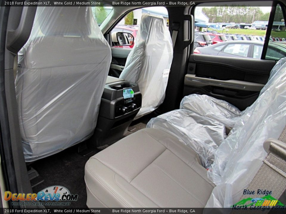 2018 Ford Expedition XLT White Gold / Medium Stone Photo #30