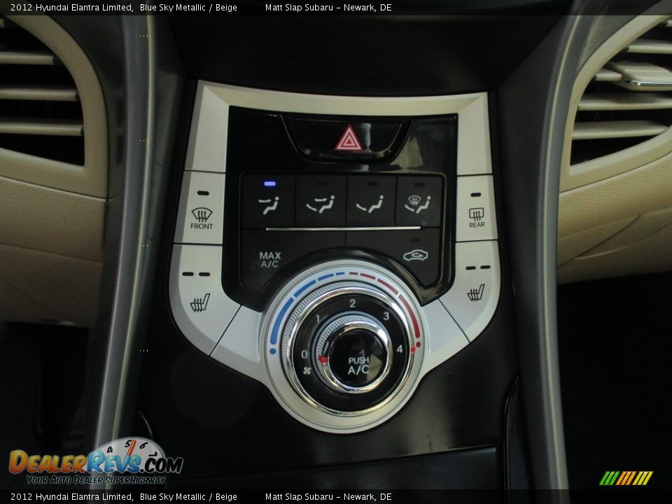 2012 Hyundai Elantra Limited Blue Sky Metallic / Beige Photo #27