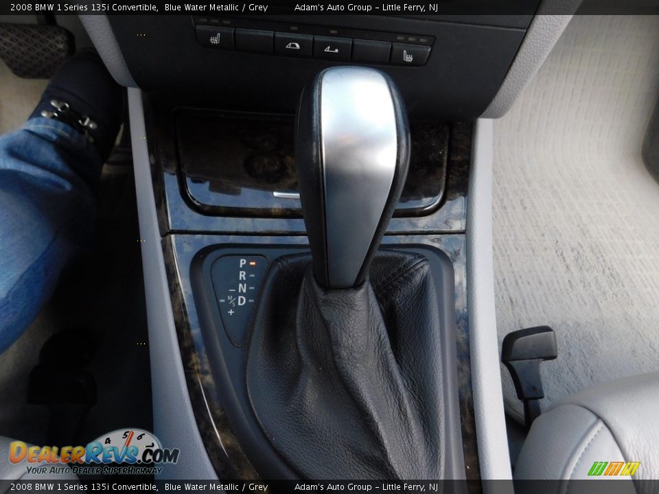 2008 BMW 1 Series 135i Convertible Blue Water Metallic / Grey Photo #36
