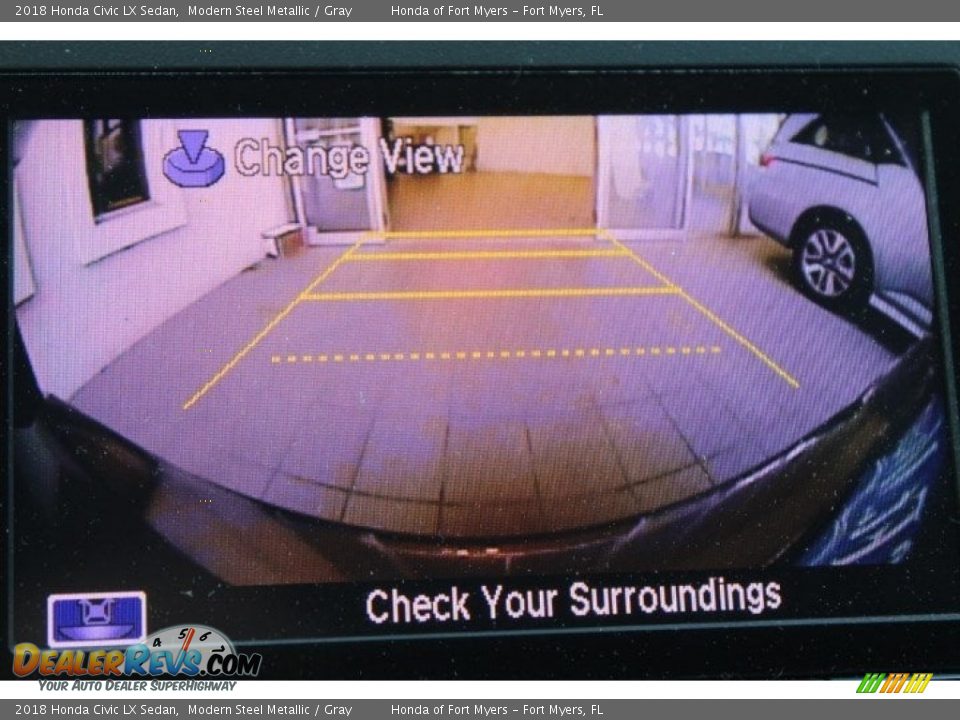 2018 Honda Civic LX Sedan Modern Steel Metallic / Gray Photo #27