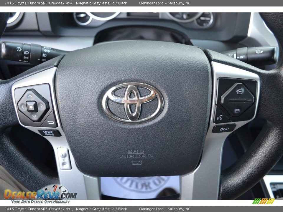 2016 Toyota Tundra SR5 CrewMax 4x4 Magnetic Gray Metallic / Black Photo #21