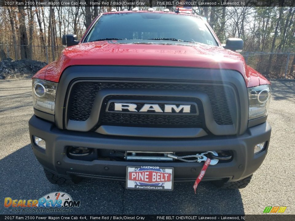 2017 Ram 2500 Power Wagon Crew Cab 4x4 Flame Red / Black/Diesel Gray Photo #2