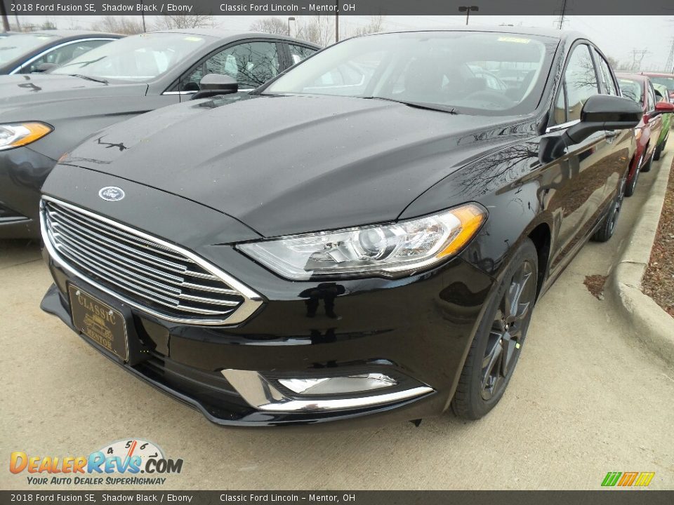 2018 Ford Fusion SE Shadow Black / Ebony Photo #1