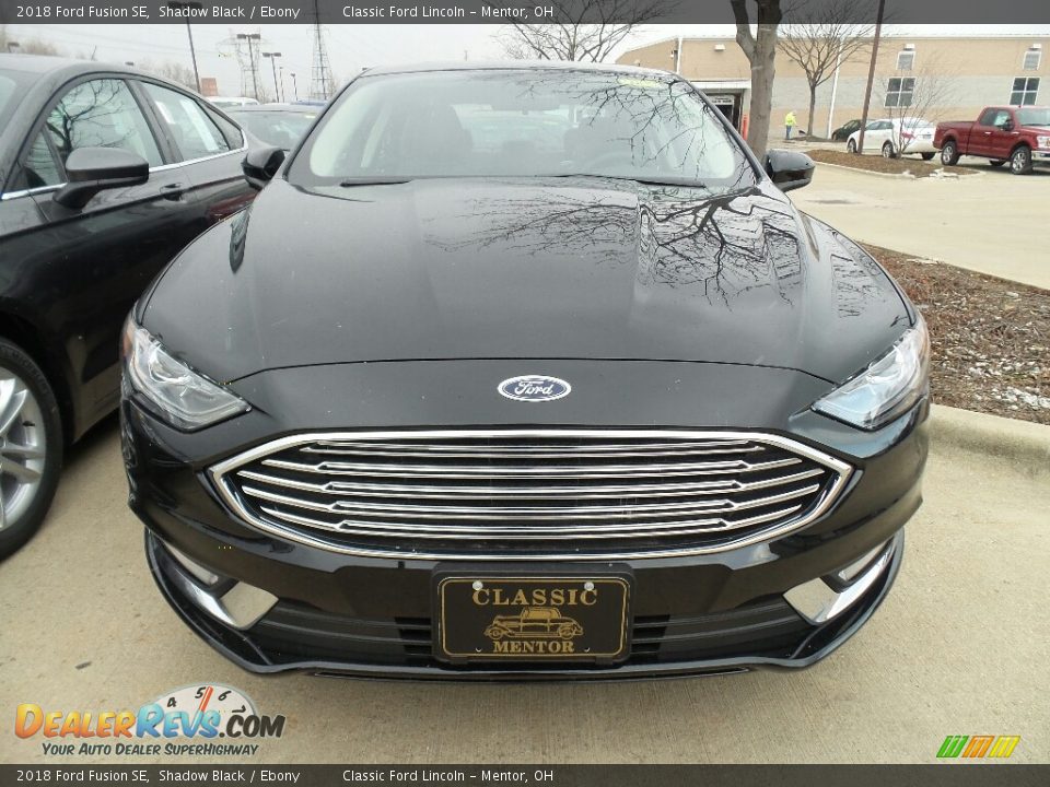 2018 Ford Fusion SE Shadow Black / Ebony Photo #2