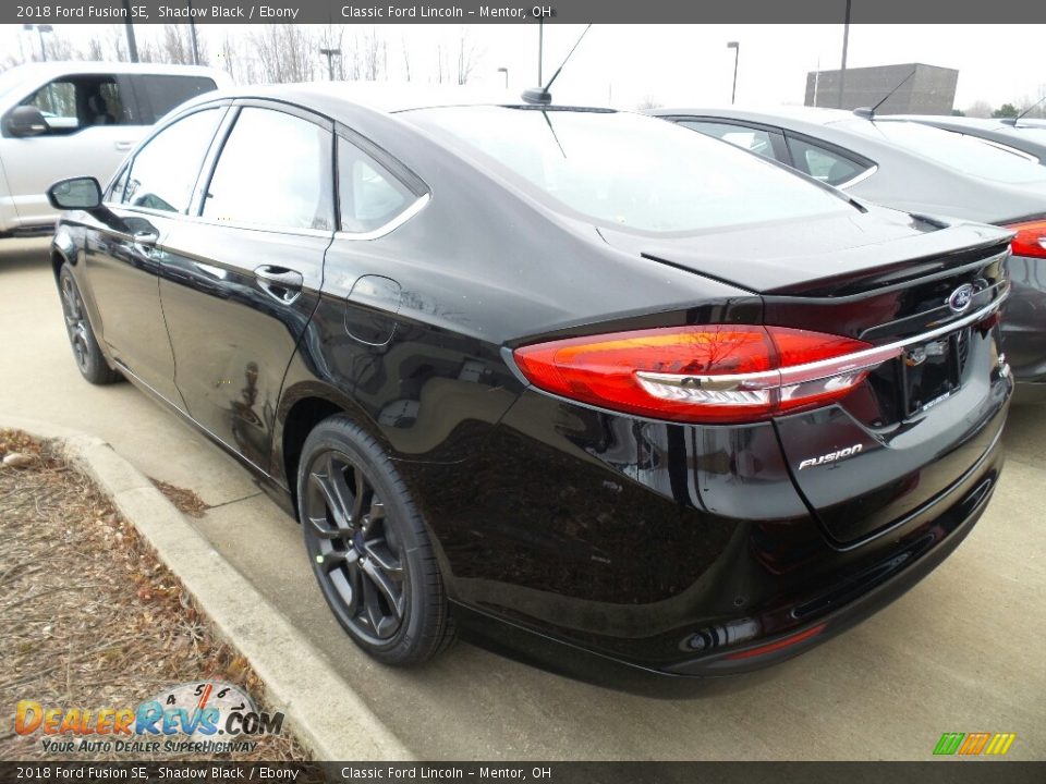 2018 Ford Fusion SE Shadow Black / Ebony Photo #5