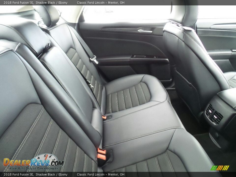 2018 Ford Fusion SE Shadow Black / Ebony Photo #7