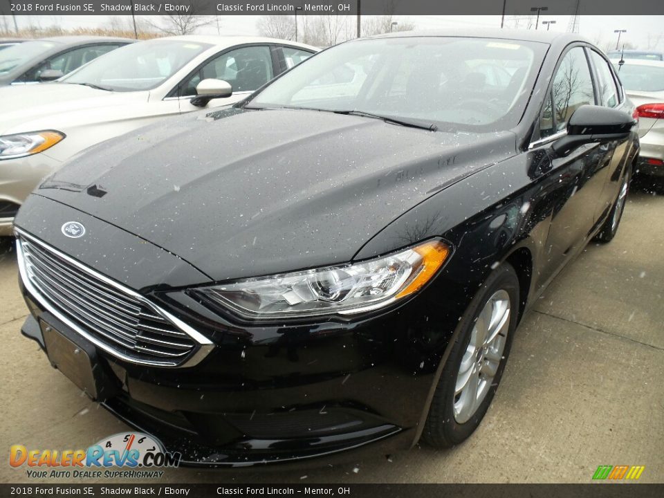 2018 Ford Fusion SE Shadow Black / Ebony Photo #1