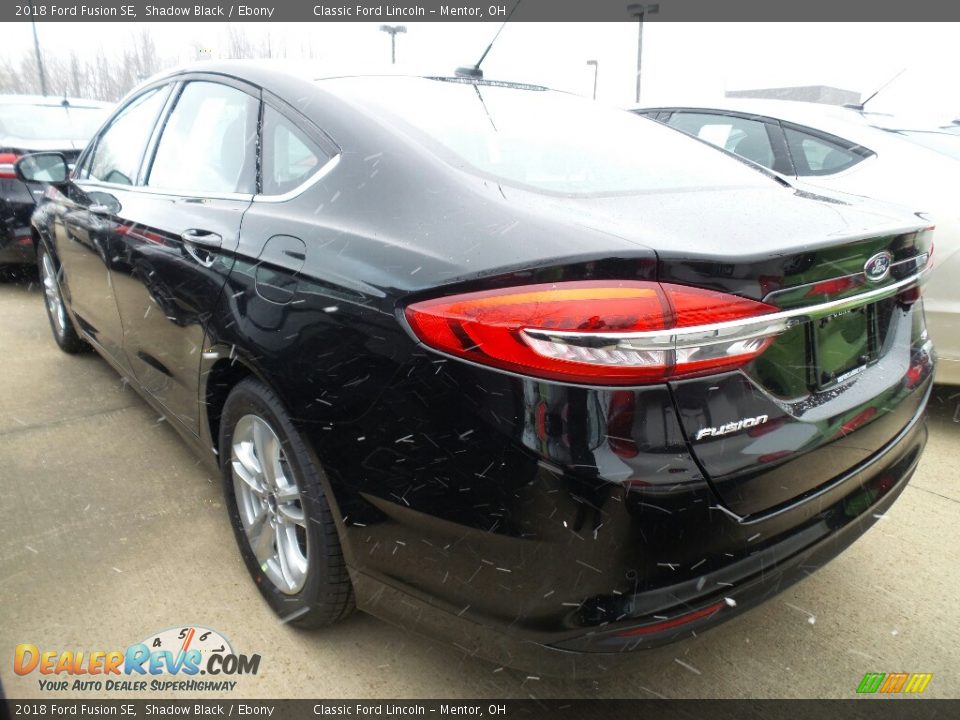 2018 Ford Fusion SE Shadow Black / Ebony Photo #2
