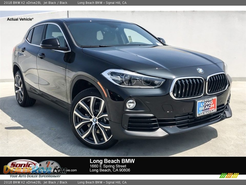 2018 BMW X2 xDrive28i Jet Black / Black Photo #1
