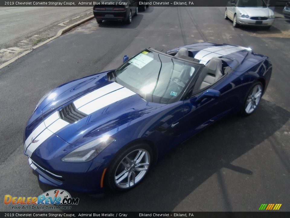 2019 Chevrolet Corvette Stingray Coupe Admiral Blue Metallic / Gray Photo #1