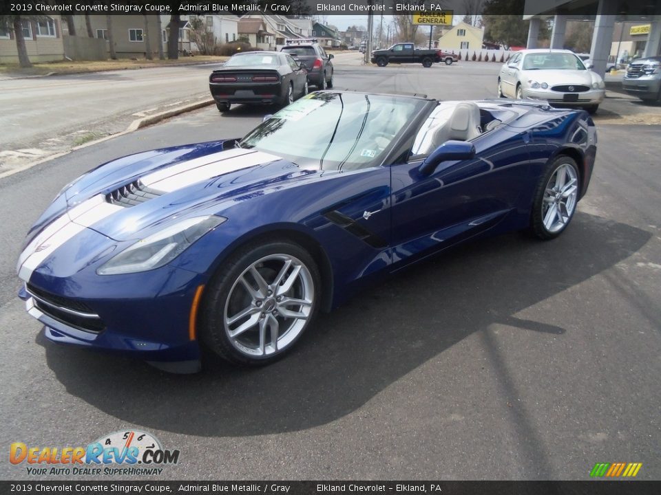 Admiral Blue Metallic 2019 Chevrolet Corvette Stingray Coupe Photo #2