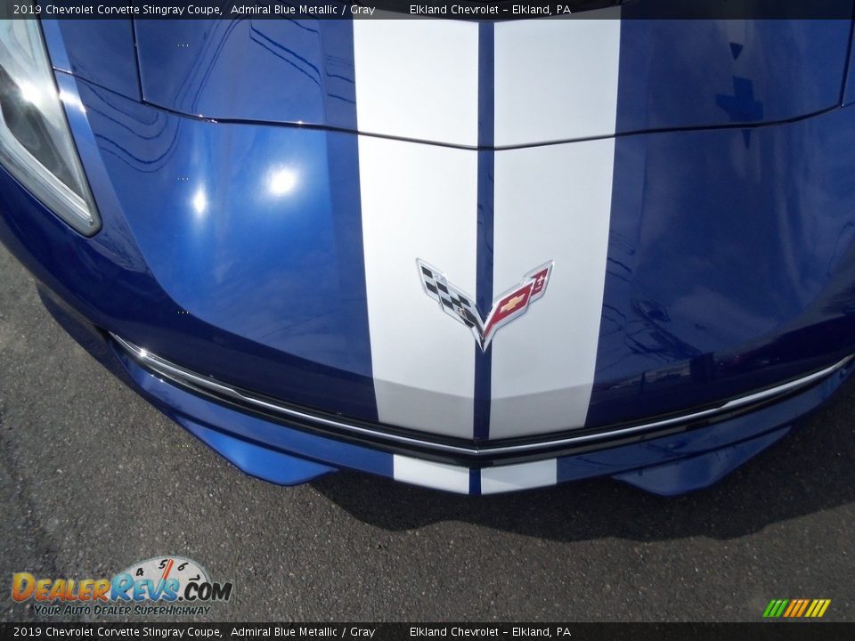 2019 Chevrolet Corvette Stingray Coupe Admiral Blue Metallic / Gray Photo #6
