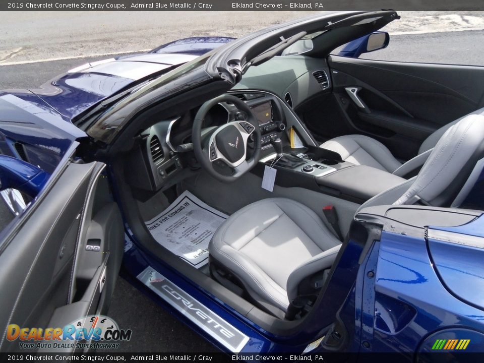 Front Seat of 2019 Chevrolet Corvette Stingray Coupe Photo #8