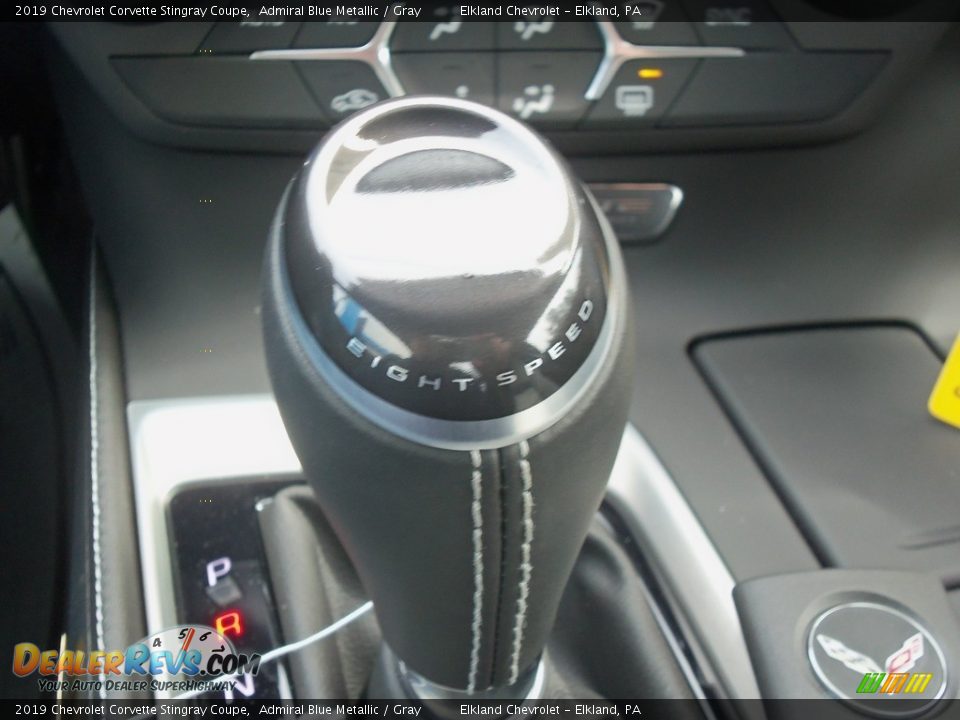 2019 Chevrolet Corvette Stingray Coupe Admiral Blue Metallic / Gray Photo #23