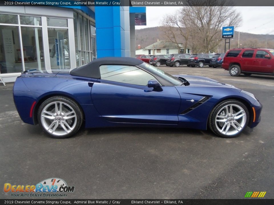 Admiral Blue Metallic 2019 Chevrolet Corvette Stingray Coupe Photo #26