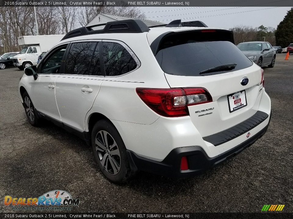 2018 Subaru Outback 2.5i Limited Crystal White Pearl / Black Photo #2