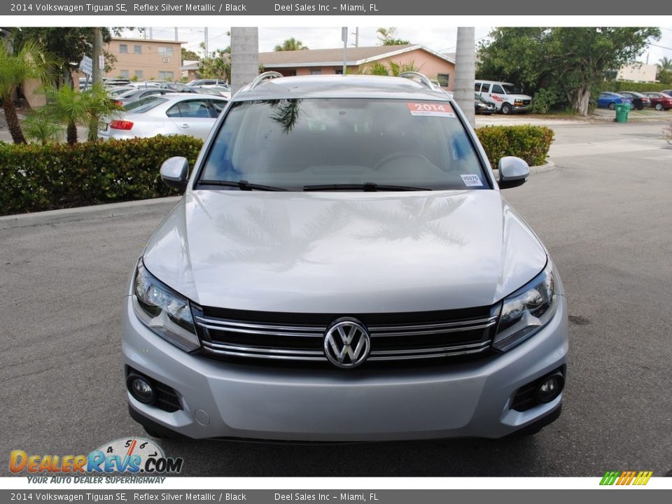 2014 Volkswagen Tiguan SE Reflex Silver Metallic / Black Photo #3