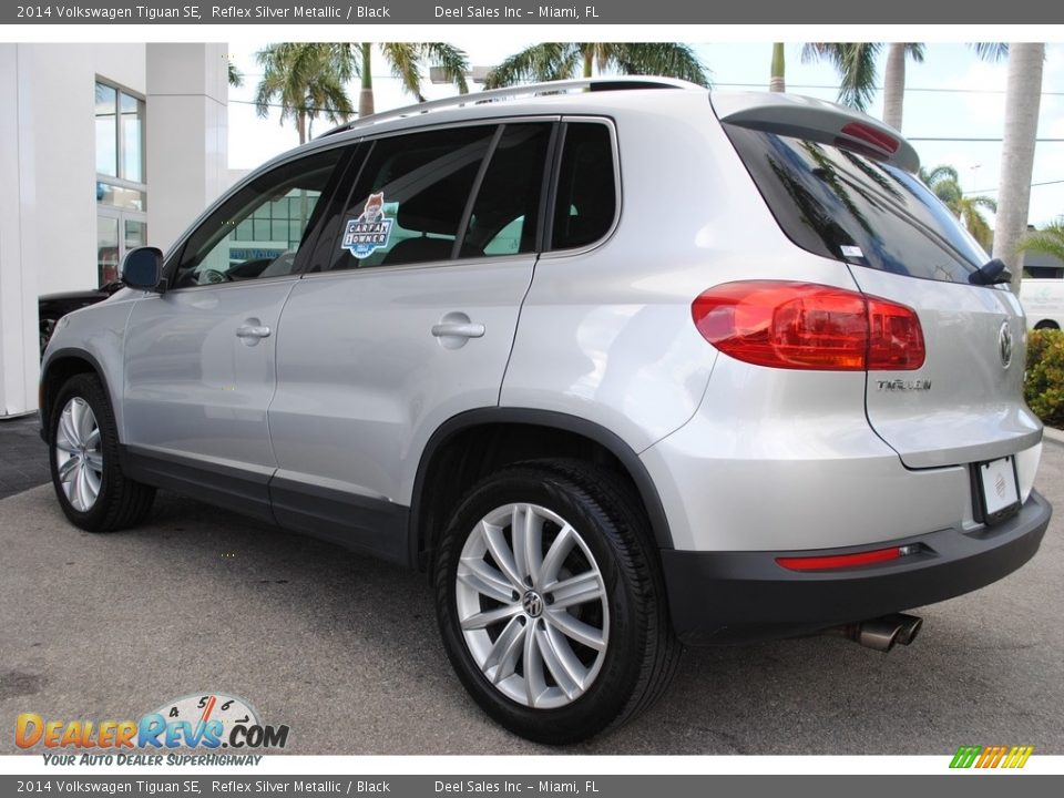 2014 Volkswagen Tiguan SE Reflex Silver Metallic / Black Photo #7