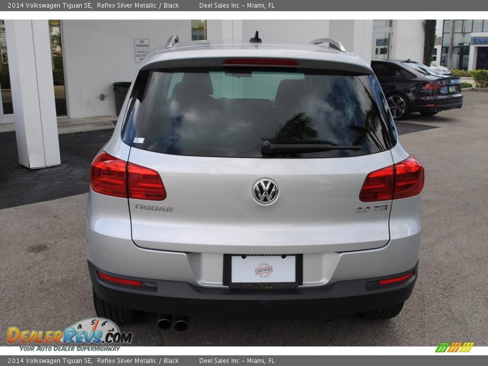2014 Volkswagen Tiguan SE Reflex Silver Metallic / Black Photo #8