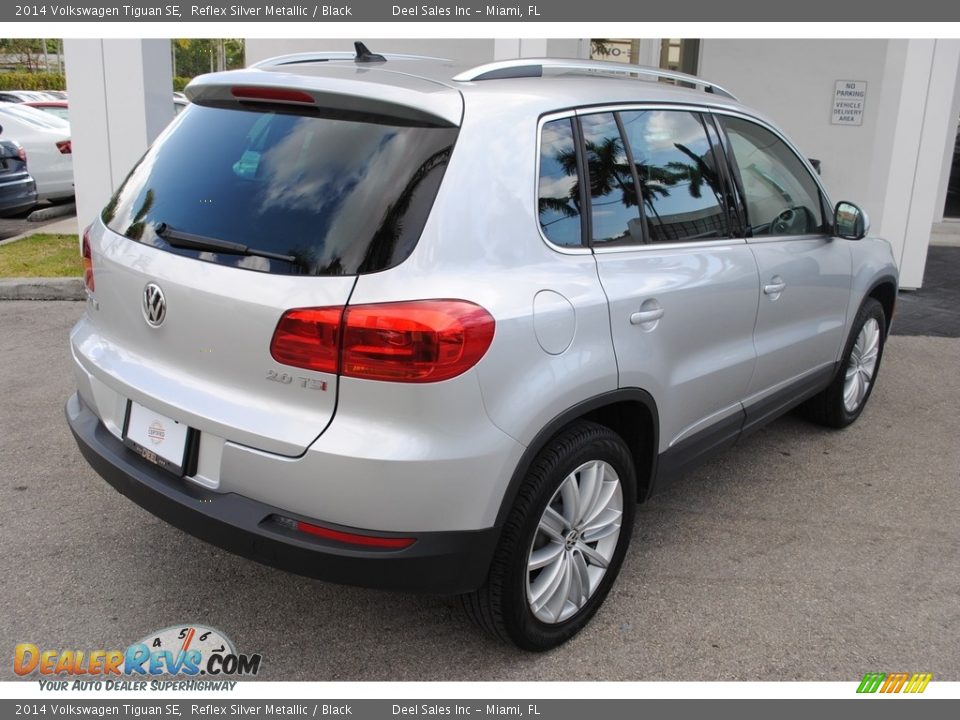 2014 Volkswagen Tiguan SE Reflex Silver Metallic / Black Photo #9