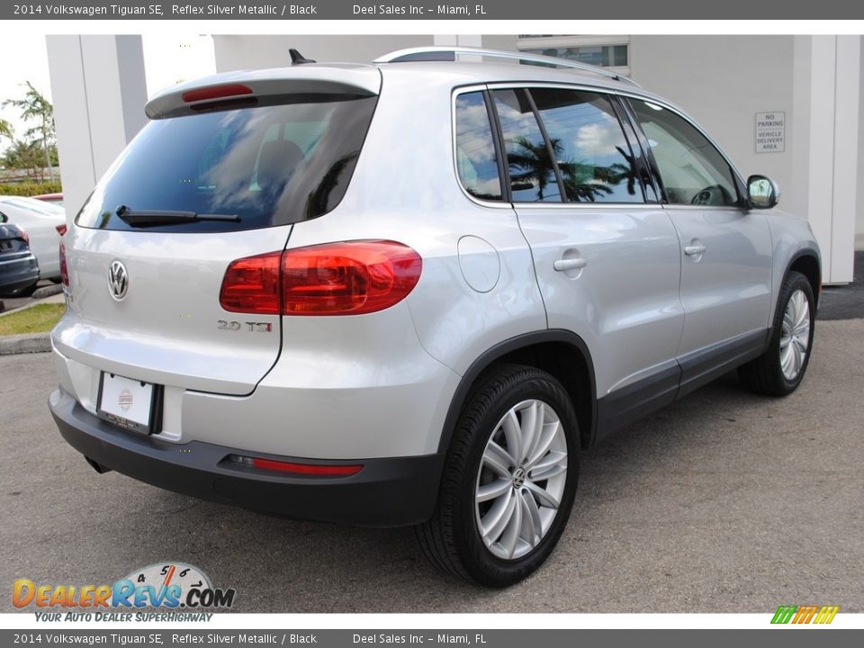 2014 Volkswagen Tiguan SE Reflex Silver Metallic / Black Photo #10