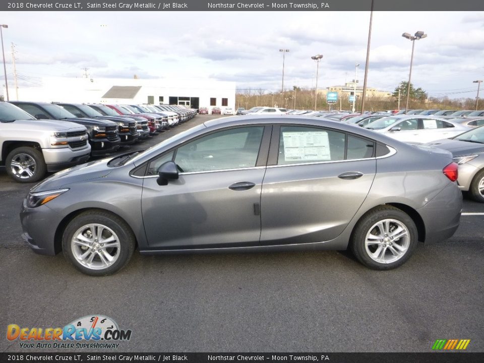 2018 Chevrolet Cruze LT Satin Steel Gray Metallic / Jet Black Photo #2