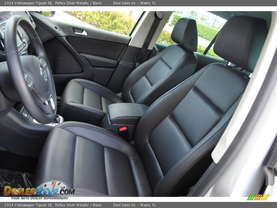 2014 Volkswagen Tiguan SE Reflex Silver Metallic / Black Photo #14