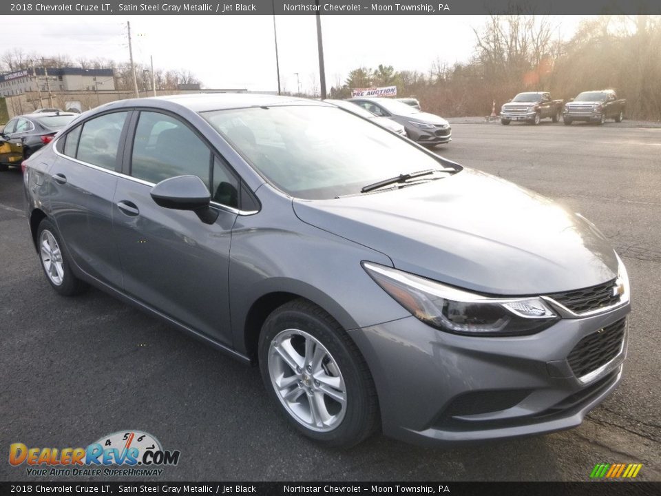 2018 Chevrolet Cruze LT Satin Steel Gray Metallic / Jet Black Photo #7