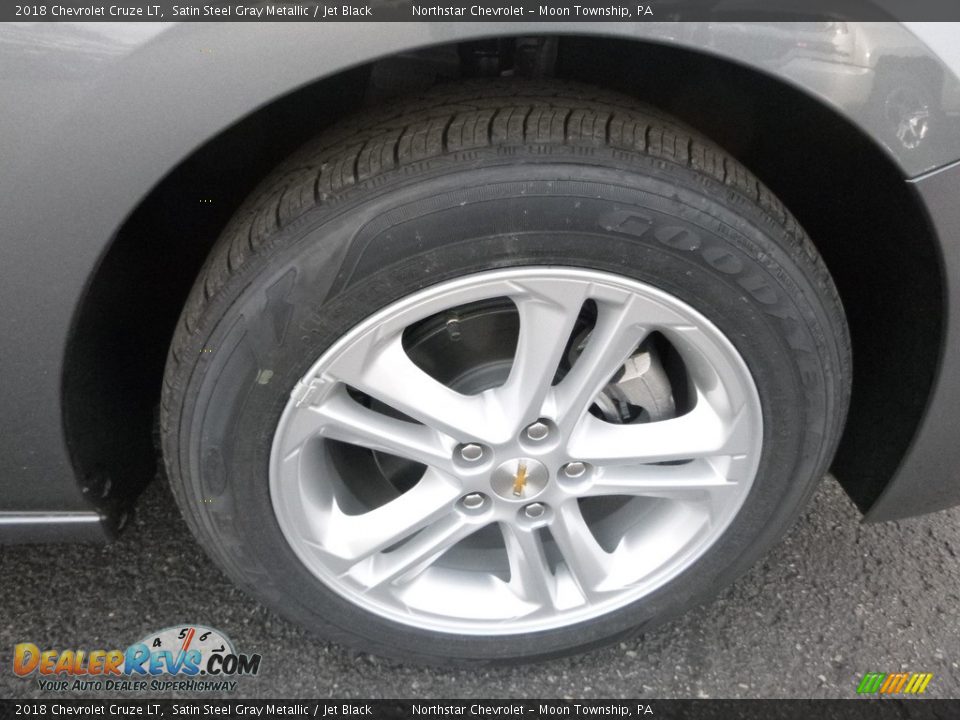 2018 Chevrolet Cruze LT Satin Steel Gray Metallic / Jet Black Photo #9
