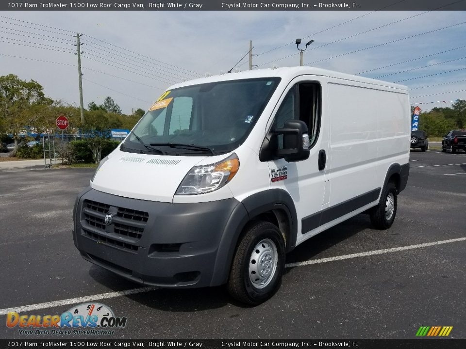 2017 Ram ProMaster 1500 Low Roof Cargo Van Bright White / Gray Photo #1