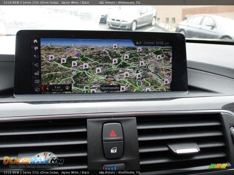 2018 BMW 3 Series 330i xDrive Sedan Alpine White / Black Photo #17