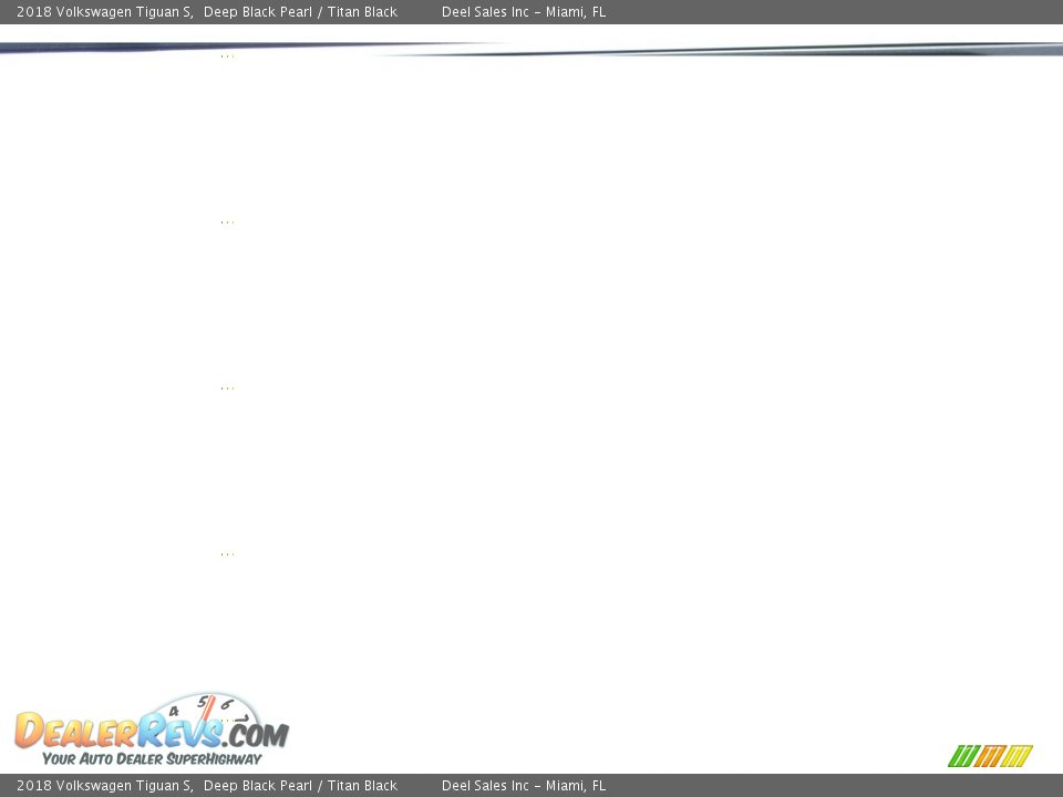 2018 Volkswagen Tiguan S Deep Black Pearl / Titan Black Photo #17