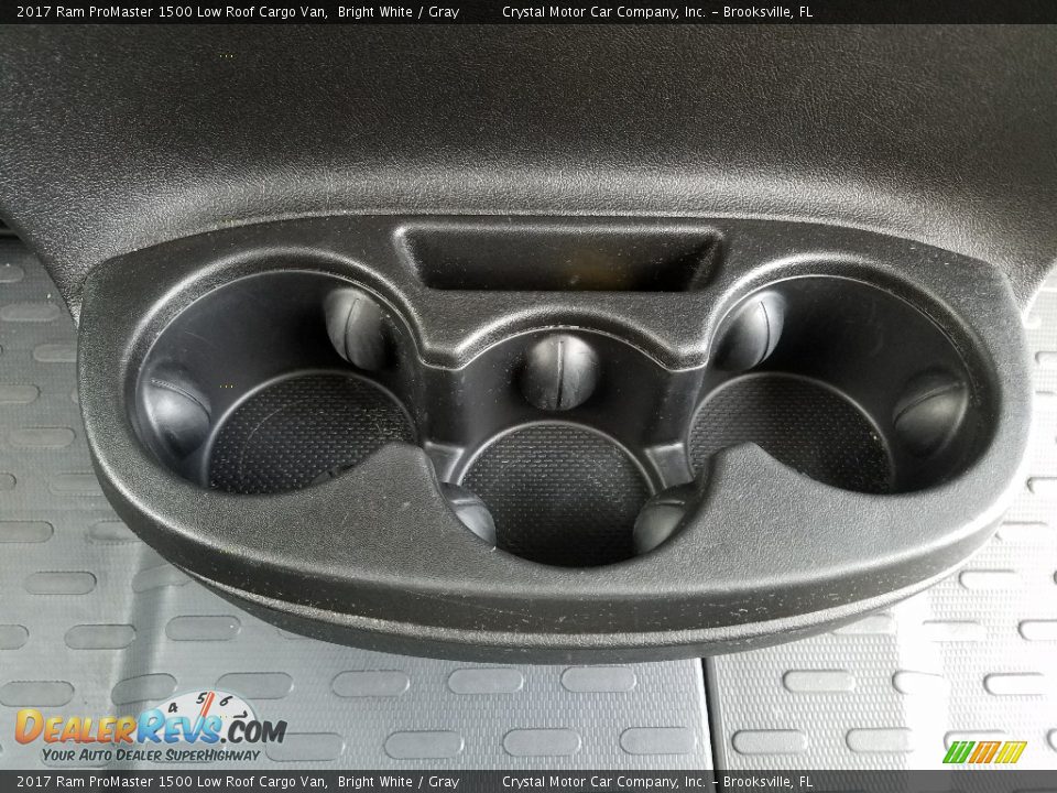 2017 Ram ProMaster 1500 Low Roof Cargo Van Bright White / Gray Photo #16
