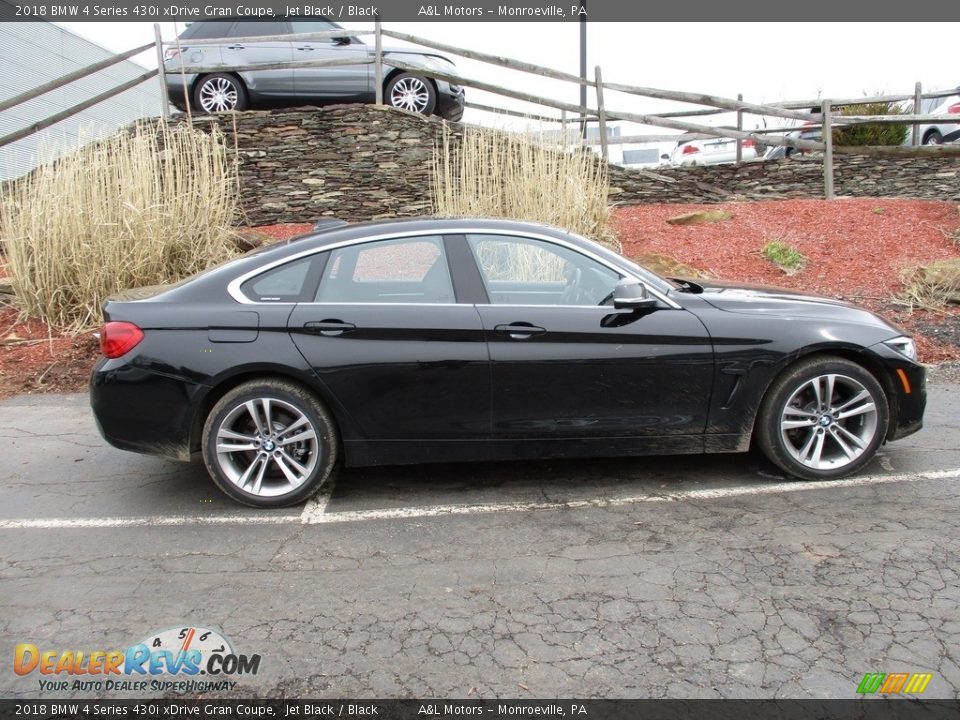 2018 BMW 4 Series 430i xDrive Gran Coupe Jet Black / Black Photo #2
