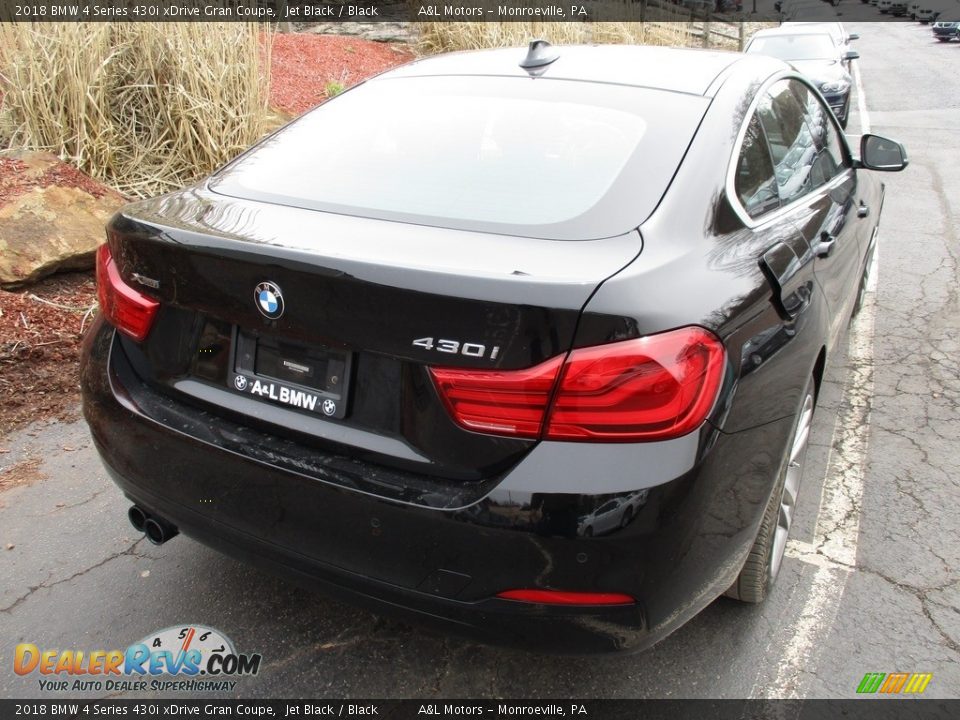 2018 BMW 4 Series 430i xDrive Gran Coupe Jet Black / Black Photo #3