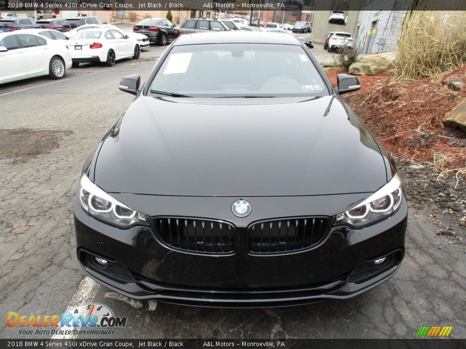 2018 BMW 4 Series 430i xDrive Gran Coupe Jet Black / Black Photo #8