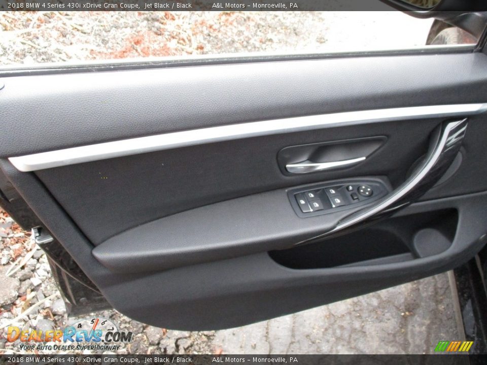 2018 BMW 4 Series 430i xDrive Gran Coupe Jet Black / Black Photo #10