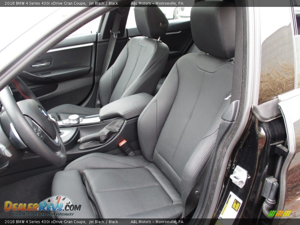 2018 BMW 4 Series 430i xDrive Gran Coupe Jet Black / Black Photo #13