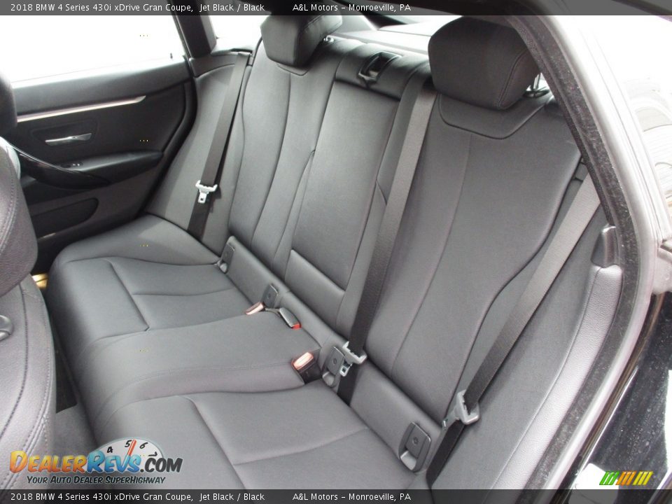 2018 BMW 4 Series 430i xDrive Gran Coupe Jet Black / Black Photo #14