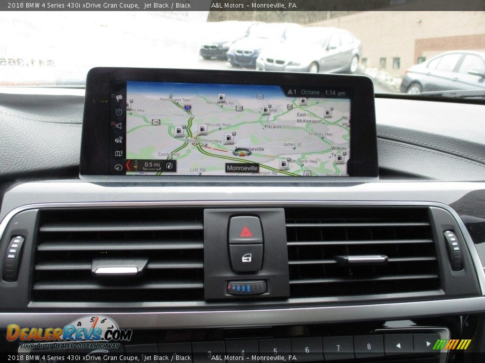 2018 BMW 4 Series 430i xDrive Gran Coupe Jet Black / Black Photo #16