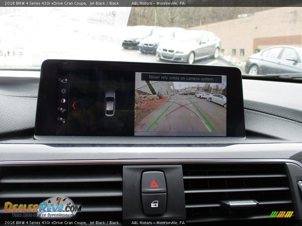 2018 BMW 4 Series 430i xDrive Gran Coupe Jet Black / Black Photo #18