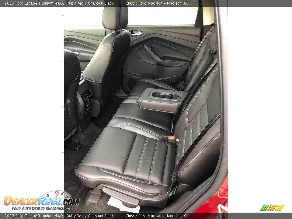 2017 Ford Escape Titanium 4WD Ruby Red / Charcoal Black Photo #10