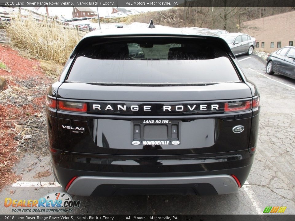 2018 Land Rover Range Rover Velar S Narvik Black / Ebony Photo #7
