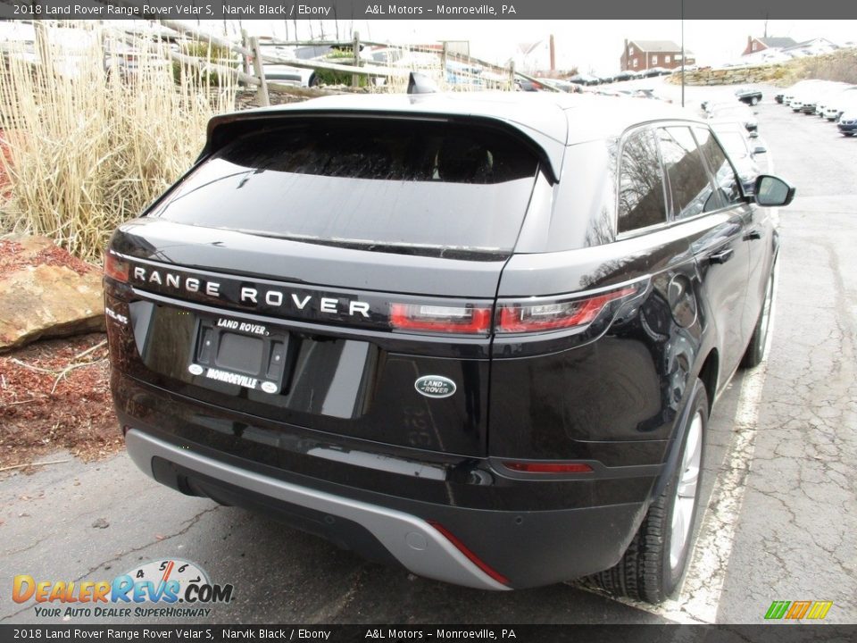 2018 Land Rover Range Rover Velar S Narvik Black / Ebony Photo #11