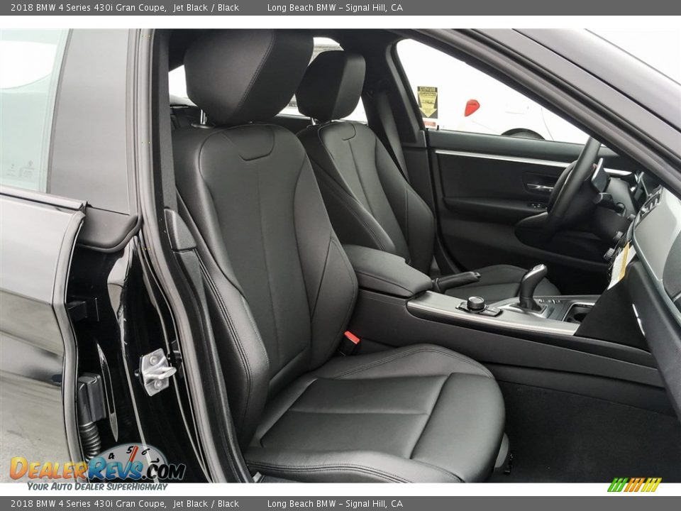 2018 BMW 4 Series 430i Gran Coupe Jet Black / Black Photo #2