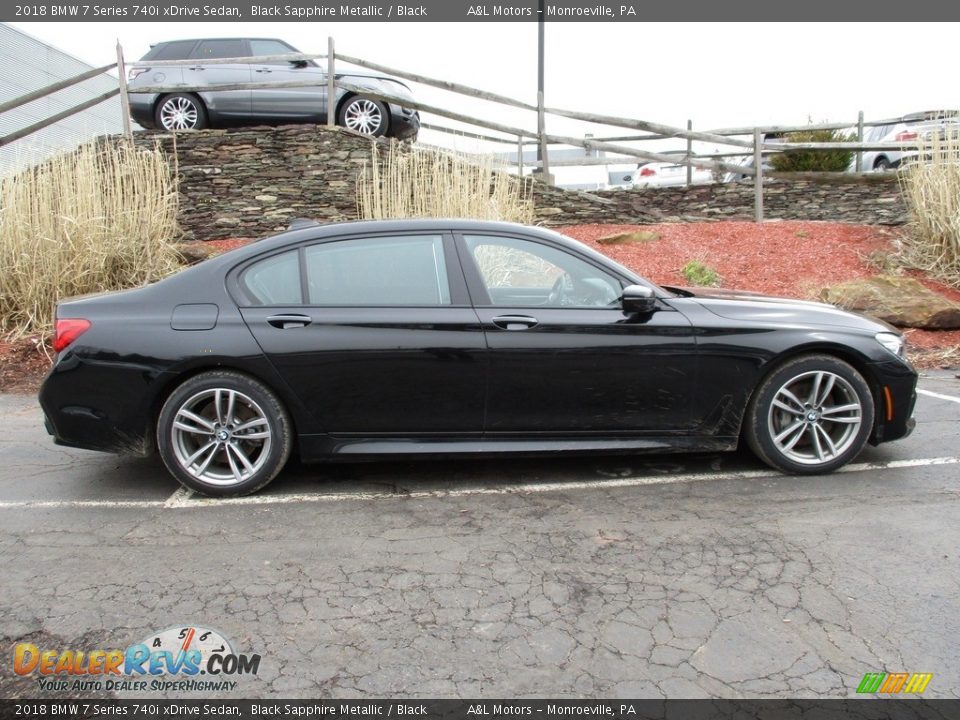 2018 BMW 7 Series 740i xDrive Sedan Black Sapphire Metallic / Black Photo #2