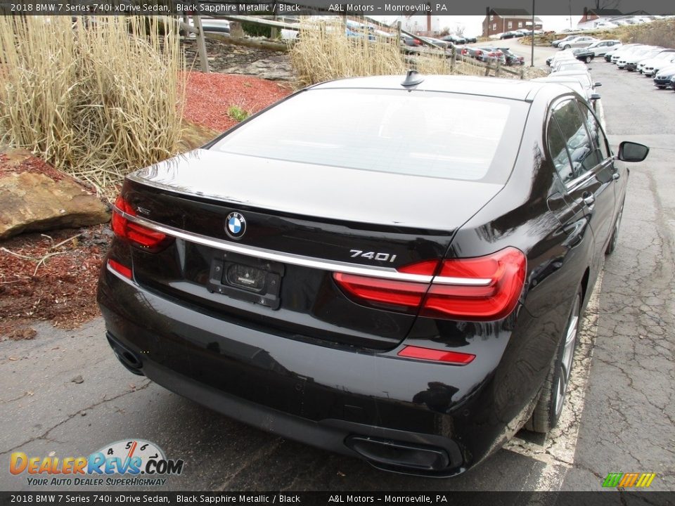 2018 BMW 7 Series 740i xDrive Sedan Black Sapphire Metallic / Black Photo #3