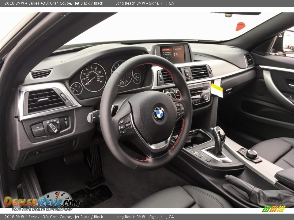 2018 BMW 4 Series 430i Gran Coupe Jet Black / Black Photo #5