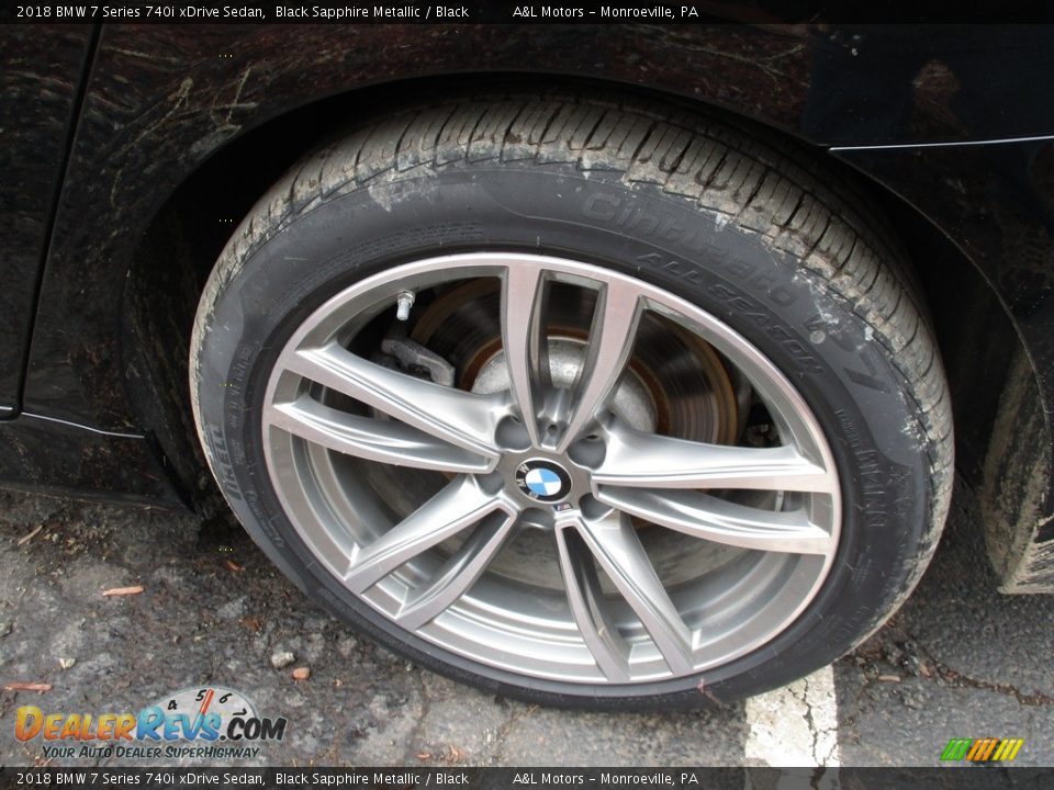 2018 BMW 7 Series 740i xDrive Sedan Black Sapphire Metallic / Black Photo #6